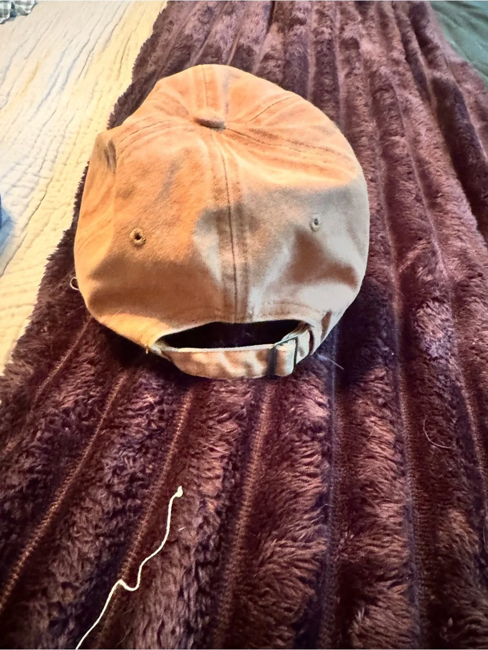Mother Hood Embroidered Dad Cap in Dusty Tan